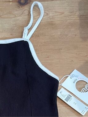 NWT Anthropologie Daily Practice Ribbed Dress tennis pickleball athletic XL